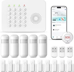 Pgst Smart Home Alarm System 20-PIECE Diy Wireless Security Kit W/ App Nib New. Price: $135.79.