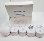 Goveelife Water Leak Detector Pack With 105DB Adjustable Alarm, Open. Price: $39.95.