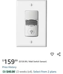 Cooper Greengate Neoswitch Wall Sensor VNW-D-1001-MV-W New. Price: $59.00.