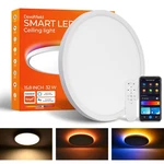 Dcvoltfield Smart Led Ceiling Light Flush MOUNT,16 Inch Rgb, Dimmable New. Price: $99.69.
