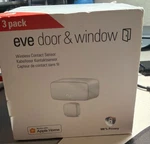 New Eve Door & Window Wireless Contact Sensor 3-PACK Works W/apple Home See Pics. Price: $59.99.