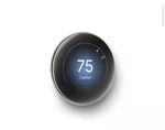 Google Nest Learning Thermostat (4TH GEN)/2 Temperature Sensor Polished Obsidian Open. Price: $250.00.