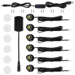 Dedc 6PCS Mini Led Spot Lights, 1W 5V 3000K Under Warm White, BLACK-2 New. Price: $39.98.