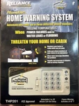 Reliance Home Cabin Warning System THP201 Remote Monitoring Phone Flood Alert New. Price: $74.95.