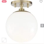 Mitzi H105601-AGB Stella-one Light Semi-flush Mount STYLE-7.5 Inches New. Price: $80.00.