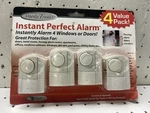 Handy Trends Instant Perfect 4 Pack Wireless Door Window Alarms White New. Price: $15.96.