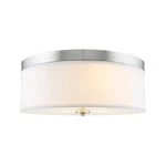 Kira Home Walker 15" Mid-century Modern Ceiling 3-LIGHT Brushed Nickel Finish New. Price: $44.99.