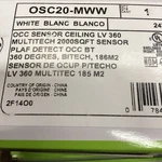 Leviton Occupancy Sensor OSC10-MWW,CEILING MOUNT,24VDC, 1000SQFT,WHITE New. Price: $75.00.