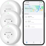 Smart Wifi Water Leak Detector Real-time Alerts & Dual Sensors (3 Pack) New. Price: $101.99.