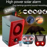 Solar Motion Sensor Alarm Emits Loud Dog Barking & Gunshot Sounds Up To 130DB New. Price: $31.63.