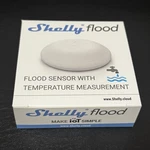 Shelly Flood Wireless Sensor With Temperature Measurement White New. Price: $21.00.