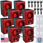 Qualirey Solar Outdoor Motion Sensor Alarm Animal Deterrent Gunshot Sound Dog New. Price: $124.78.