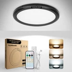 Aggforbl 10,000MAH Rechargeable Ceiling Light With Piece Black, New. Price: $46.99.