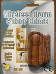 Hdi Home Security Wireless Alarm Faux Wood Door Chime Battery Operated New. Price: $7.00.