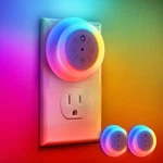 Dawnrise Night Lights Plug Into Wall,dusk SENSOR,2 PACK,12-COLOR New. Price: $20.14.
