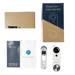 Simplisafe Simplicam Video Doorbell Pro SSDB3 (wired) Open Box (1-YEAR Warranty). Price: $68.99.