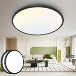 Hepside 15.8" 2PACK Dimmable Flush Mount Ceiling Light Black 3CCT 36W #R033 Open. Price: $33.95.