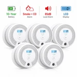 X-sense Smoke & Carbon Monoxide Alarm 5-PACK Lcd Display 10-YEAR Battery SC07 New. Price: $149.99.