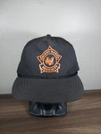Vintage Security Hat Black Adjustable Cap 80S 90S Crest Pre-owned. Price: $24.99.