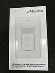 Brand New Maxxima MEW-OVS100W Occupancy/vacancy Motion Sensor Pir Wall Switch. Price: $10.00.
