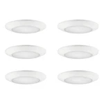 Commercial Electric 6" Led Disk Flush Mount Light 6-PACK 2700K-5000K 600-1100LM New. Price: $69.99.