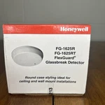 Honeywell FG-1625R Round Flex Gaurd Glassbreak Detector, New In Box. Price: $25.00.