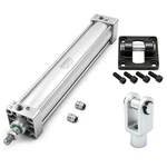 Baomain Pneumatic Air Cylinder Sc 63 X 400, Pt 3/8, 2-1/2" Bore, 15.74" Stroke New. Price: $54.69.