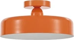 Viluxy Vintage Semi-flush Mount Ceiling Light Fixture Orange Brush New. Price: $85.35.