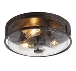 Rosient 16 Inch Bronze Large Flush Mount Ceiling Light Fixture With Seeded Glass New. Price: $89.99.