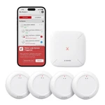 X-sense Wi-fi Water Leak Kit, Smart 4 Sensors, Detectors New. Price: $91.13.