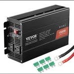 Vevor Modified Sine Wave Power Inverter 1500W DC12V To AC120V Fcc Certified. Price: $84.99.
