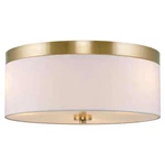 Kira Home Walker 15" Mid-century Modern 3-LIGHT Flush Mount Ceiling Open. Price: $60.00.