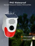 Solar Motion Sensor Alarm Custom Voice Upload 120DB Loud Noise Maker Strobe Coop New. Price: $31.80.