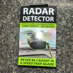Gadget Gear Radar Detector 1000 Ft Range (new). Price: $20.00.