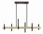 Livex Lighting 49336 Denmark 40"W Abstract Linear - Bronze With Antique New. Price: $249.99.