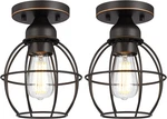 Semi Flush Mount Ceiling Light Fixture For Outdoor And Indoor, E26 Medium Base New. Price: $67.95.