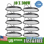10 Pack 300W Ufo Led High Bay Light Shop Industrial Commercial Factory Warehouse New. Price: $189.99.