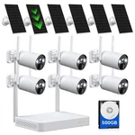 Toguard 4MP Wireless Home Security System 10CH Nvr 6PCS Solar Ip New. Price: $337.74.