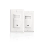 Ecoeler Motion Detector Light Switch Pir Infrared Sensor Adjustable 2-PACK Ul/fc New. Price: $45.88.