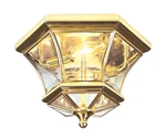 Livex Lighting 7052 Monterey/georgetown Flush Mount - Brass New. Price: $219.96.