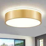 Gold Flush Mount Ceiling Lights, Modern Dimmable 5CCT Close To Lighting Fixtu... New. Price: $73.72.