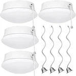 4 Pack 7 Led Ceiling Light With Pull Chain, 12W Energy Saving Flush Mount New. Price: $104.99.