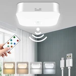 Motion Sensor Rechargeable Ceiling Light Indoor With Remote Wireless Battery Ope New. Price: $37.63.