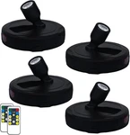 Led Spotlight, Battery Powered Picture Lights, Uplighting 4 Pack, Pure Black New. Price: $60.34.