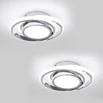 Caneoe Packs Small Modern Led Ceiling LIGHT2 Rings Creative Design New. Price: $114.05.