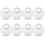 Modern Ultra-thin Window Alarm With Loud 120DB Sound 8 Pack, White New. Price: $73.50.