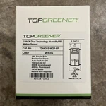 Topgreener Pack Dual Tec Humidity/pir Motion Sensor TDHOS5-W2P-FF White Switch New. Price: $44.00.