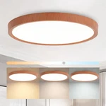 Cotulin 12 Inch Led Wood Grain Flush Mount Ceiling Light Fixture, Modern 22W ... New. Price: $33.44.
