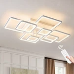 Shine Luest Modern Ceiling Light, 39.4'' Dimmable Led White Flush Mount Ceili... New. Price: $279.37.