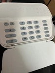 Dsc PK5508ENG Keypad Control Lcd Display Hardwired White Security Used. Price: $29.90.